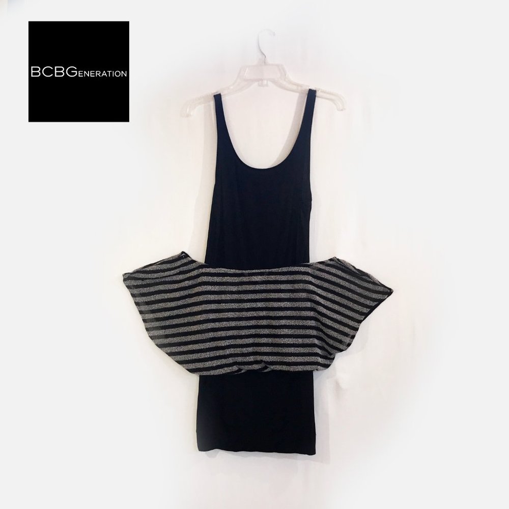BCBGenaration GRAY & BLACK DRESS - Picture 3 of 6